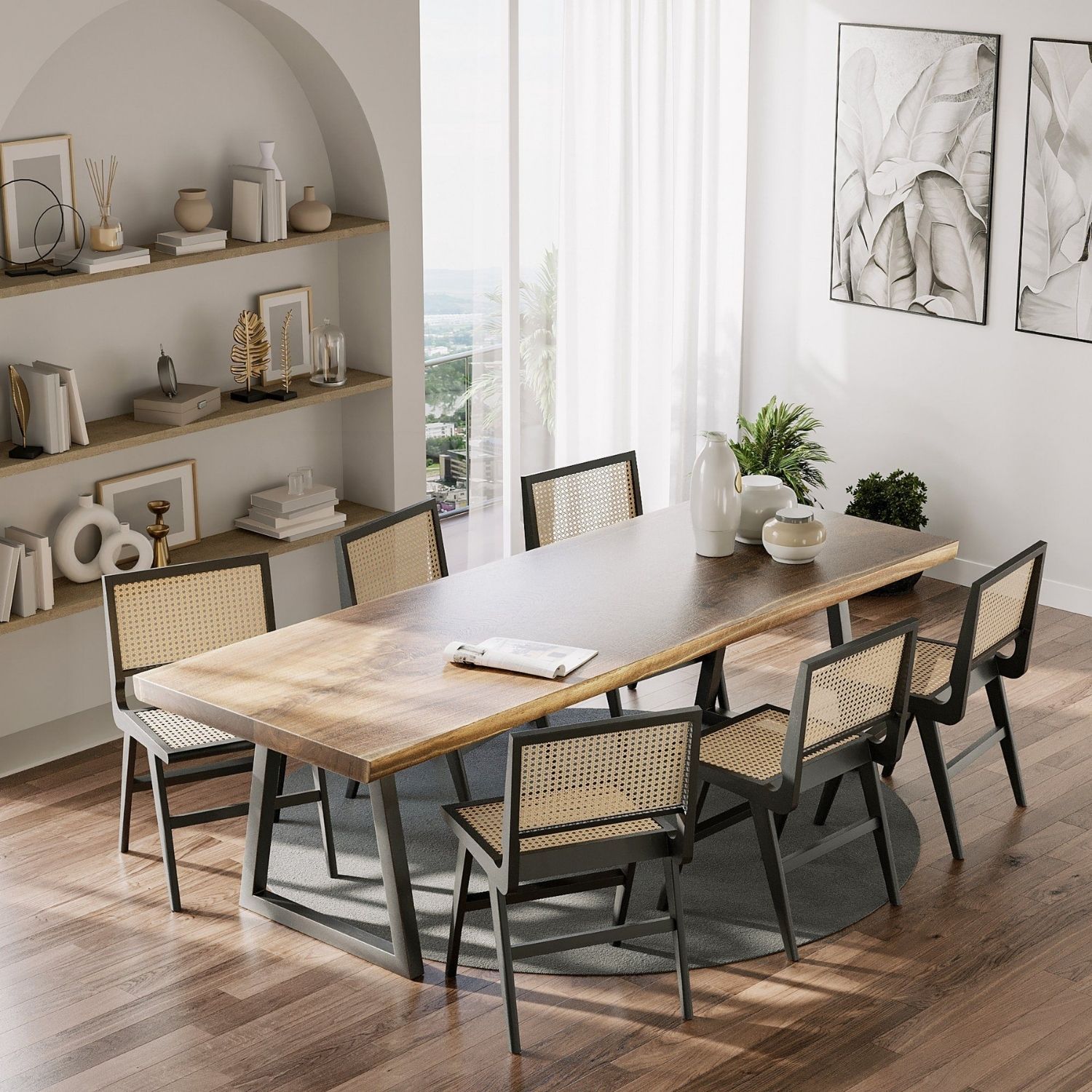 Table à manger en bois de Bali