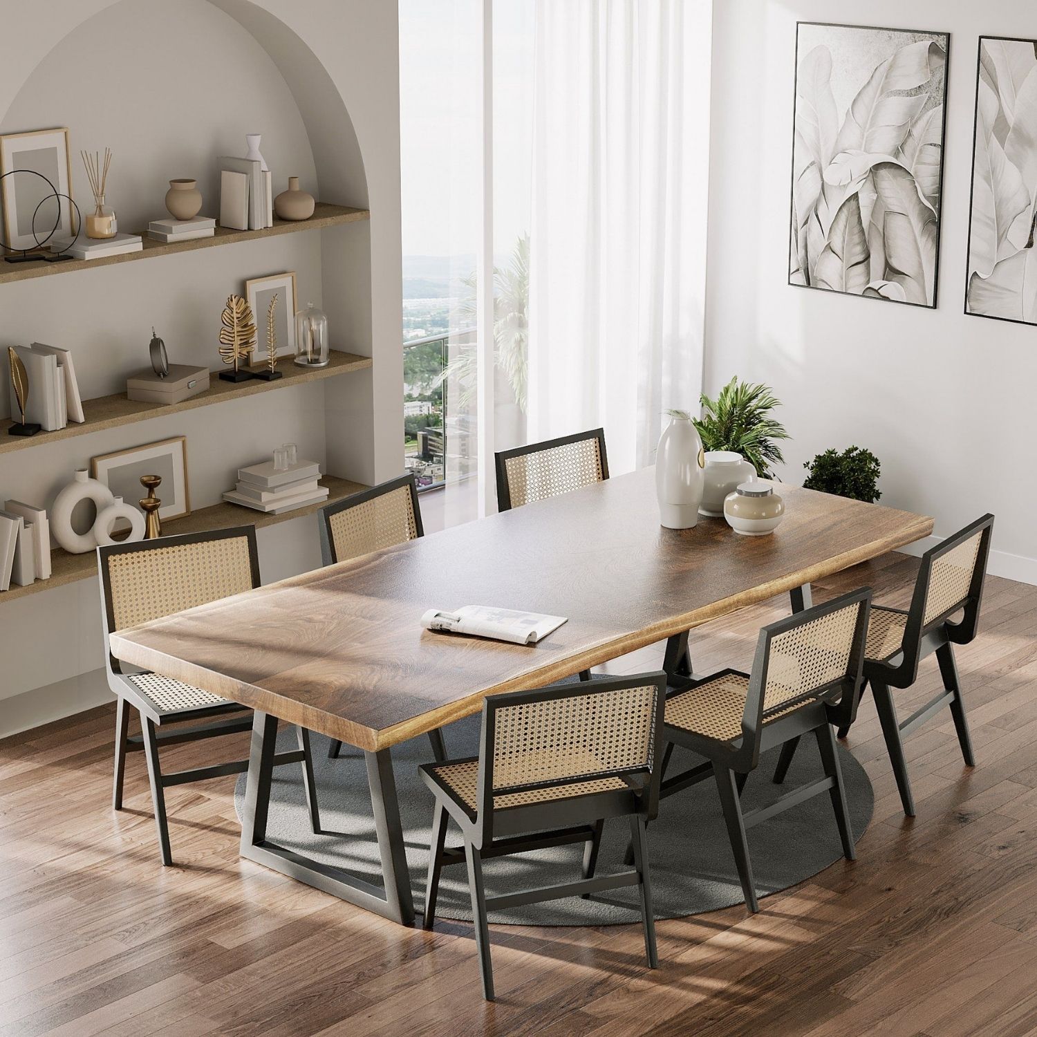 Table à manger en bois de Bali