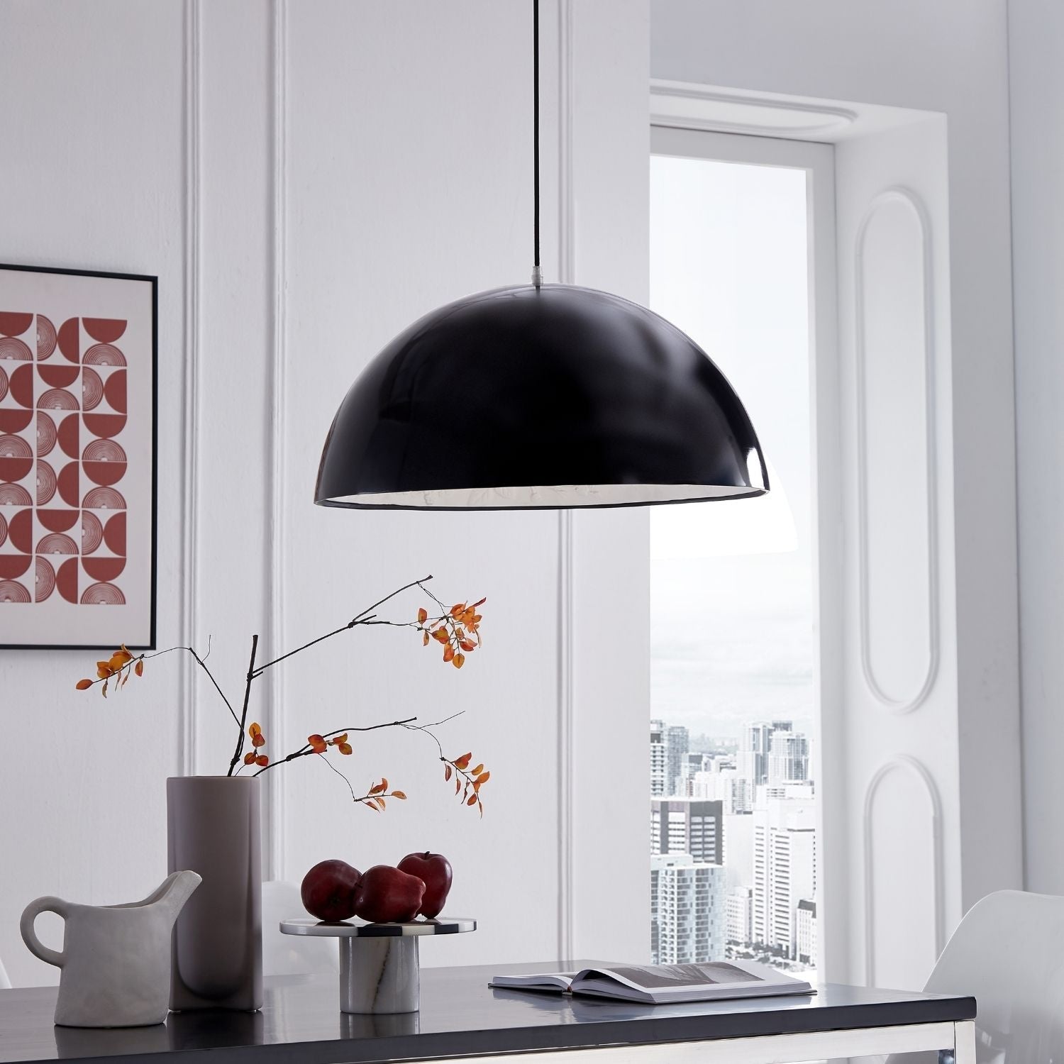 Éclairage du jardin suspendu