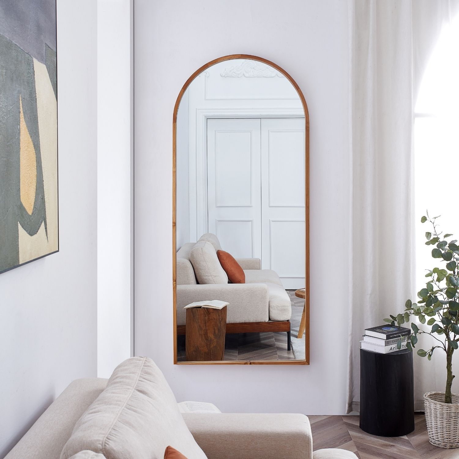 Miroir sur pied Amalia